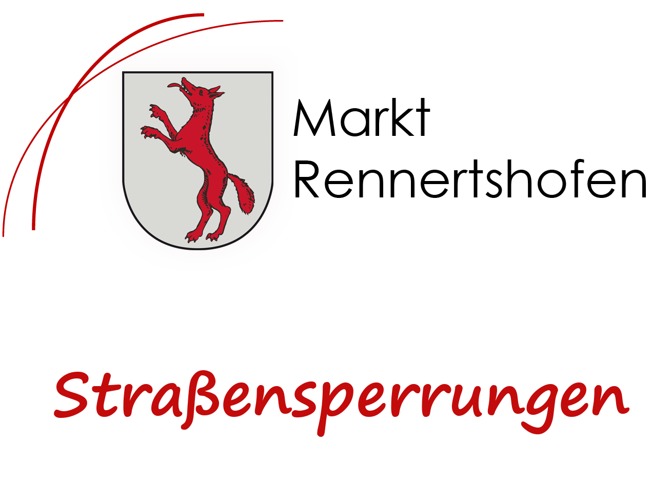 Logo Straßensperrung